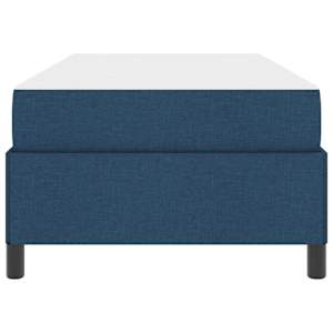 Postel s boxspringem Modrá 100 x 200 cm textil - obrázek 7