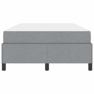Postel s boxspringem Světle šedá 120 x 190 cm textil - obrázek 5