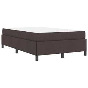 Postel s boxspringem Tmavě hnědá 120 x 190 cm textil - obrázek 7