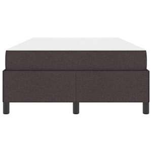 Postel s boxspringem Tmavě hnědá 120 x 190 cm textil - obrázek 5
