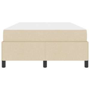 Postel s boxspringem Krémová 120 x 190 cm textil - obrázek 5