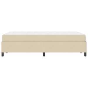 Postel s boxspringem Krémová 120 x 190 cm textil - obrázek 6