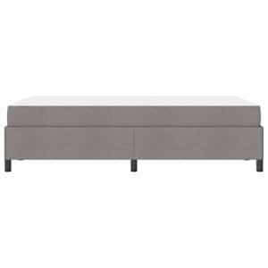 Postel s boxspringem Taupe 120 x 200 cm textil - obrázek 7