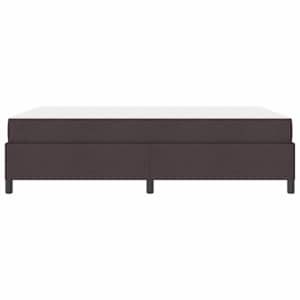 Postel s boxspringem s matrací Tmavě hnědá 140 x 190 cm textil - obrázek 7