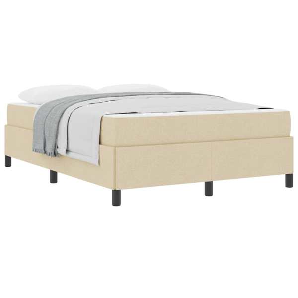 vidaXL Karbi vedrumadrats cream 140 x 190 cm kangas