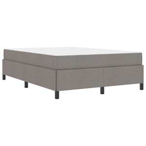 Postel s boxspringem Taupe 140 x 200 cm textil - obrázek 4