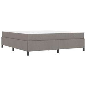 Postel s boxspringem Taupe 180 x 200 cm textil - obrázek 9