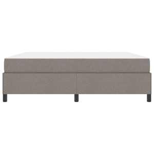 Postel s boxspringem Taupe 180 x 200 cm textil - obrázek 7