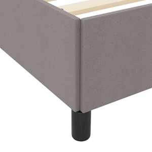 Postel s boxspringem s matrací Taupe 200 x 200 cm textil - obrázek 8