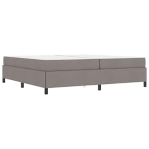 Postel s boxspringem s matrací Taupe 200 x 200 cm textil - obrázek 2