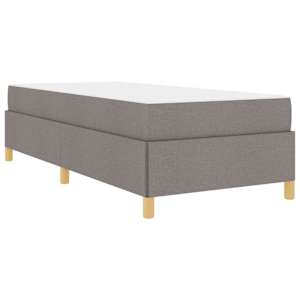 Rám postele s matrací Taupe 80 x 200 cm textil - obrázek 4