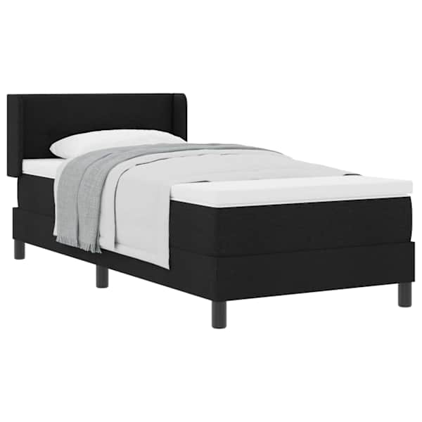 vidaXL Karbi vedrumadrats peaga Must 200 x 80 cm kangas
