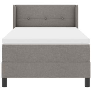 Postel s boxspringem s matrací Taupe 200 x 90 cm Polyester - obrázek 7