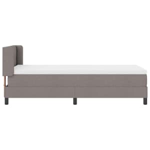 Postel s boxspringem s matrací Taupe 200 x 90 cm Polyester - obrázek 8