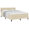 vidaXL Karbi vedrumadrats peaga cream 190 x 140 cm kangas