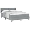 vidaXL Karbi vedrumadrats peaga Helehall 200 x 160 cm kangas