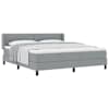 vidaXL Karbi vedrumadrats peaga Helehall 200 x 180 cm kangas