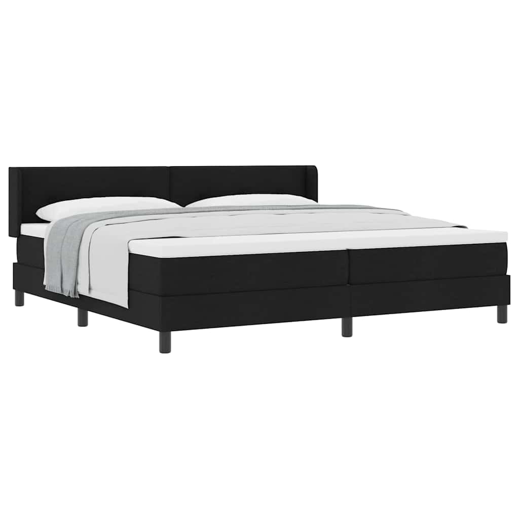 Thumbnail - vidaXL Boxspringbett mit Matratze mit Matratze Schwarz 200 x 200 cm