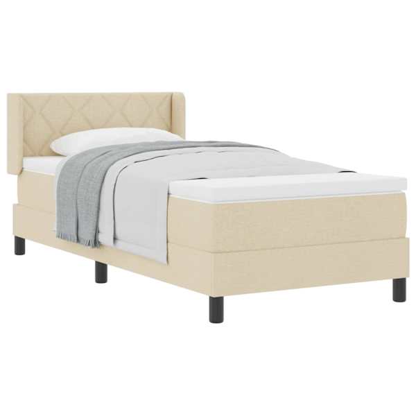 vidaXL Karbi vedrumadrats padjaga peaga cream 190 x 90 cm kangas