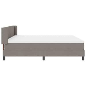 Postel s boxspringem s matrací Taupe 200 x 180 cm Polyester - obrázek 8