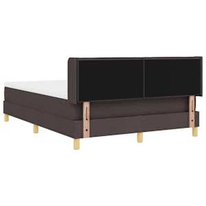 Postel s boxspringem s matrací s čelo Taupe 190 x 140 cm textil - obrázek 9