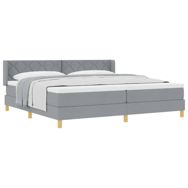vidaXL Karbi vedrumadrats peaga Helehall 200 x 200 cm kangas