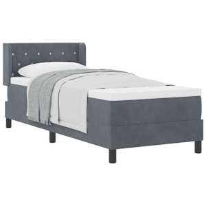 vidaXL Karbi vedrumadrats peaga Tumehall 200 x 80 cm Samet