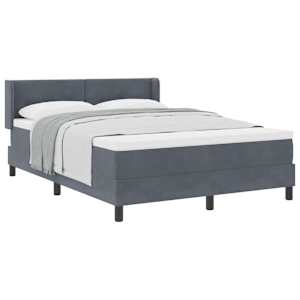 vidaXL Karbi vedrumadrats peaga Tumehall 200 x 140 cm Samet