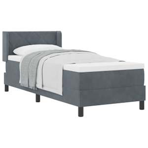 vidaXL Karbi vedrumadrats peaga Tumehall 200 x 80 cm Samet