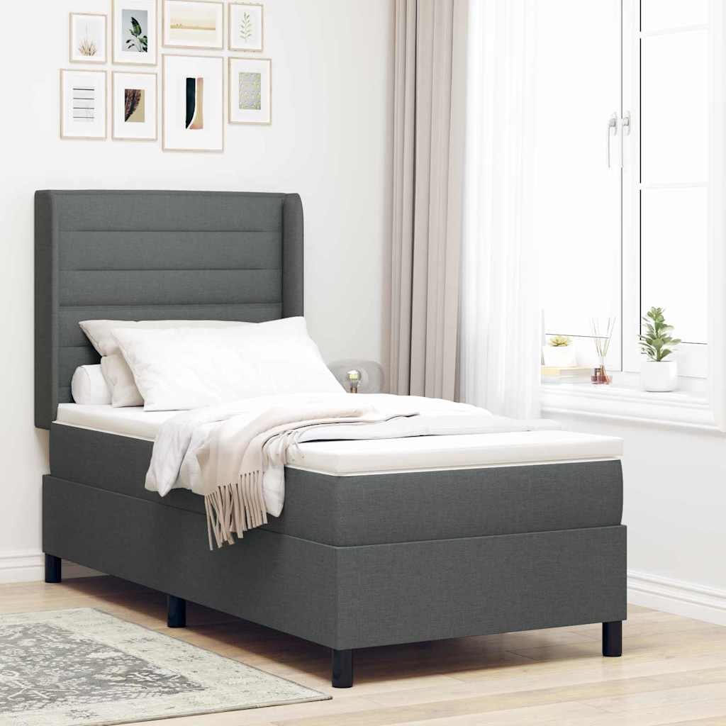 Kasti Vedrustusvoodi Mattress Tume Hall 90x200 cm Kangas