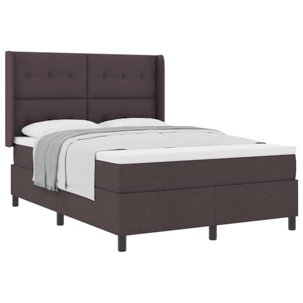 vidaXL Karbi vedrumadrats padjaga peaga Tume pruun 200 x 140 cm kangas