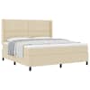 vidaXL Karbi vedrumadrats padjaga peaga cream 200 x 180 cm kangas