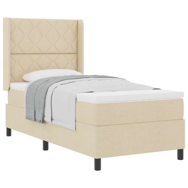 vidaXL Karbi vedrumadrats padjaga peaga cream 200 x 100 cm kangas