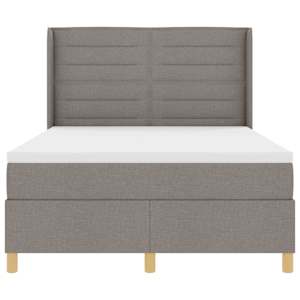 Postel s boxspringem s čelo Taupe 140 x 200 cm textil - obrázek 7