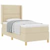 vidaXL Karbi vedrumadrats peaga cream 90 x 190 cm kangas