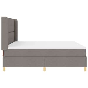 Postel s boxspringem s čelo Taupe 180 x 200 cm textil - obrázek 8