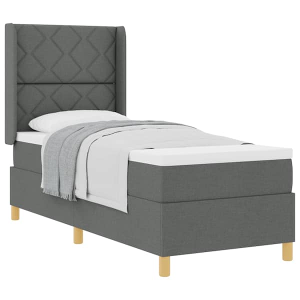 vidaXL Karbi vedrumadrats peaga Tumehall 80 x 200 cm kangas