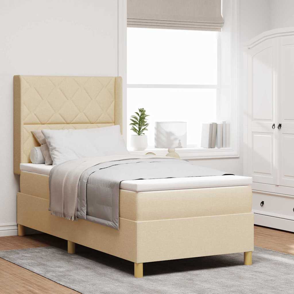 Kasti Vedruvoodi Mattress Kreemjas 100x200 cm Kangas