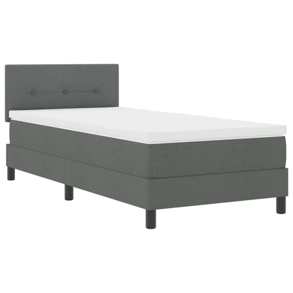vidaXL Karbi vedrumadrats LED-ribadega Tumehall 80 x 200 cm kangas