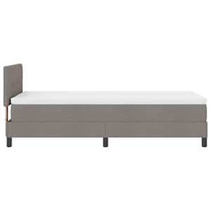 Postel s boxspringem s matrací s LED Taupe 80 x 200 cm textil - obrázek 9