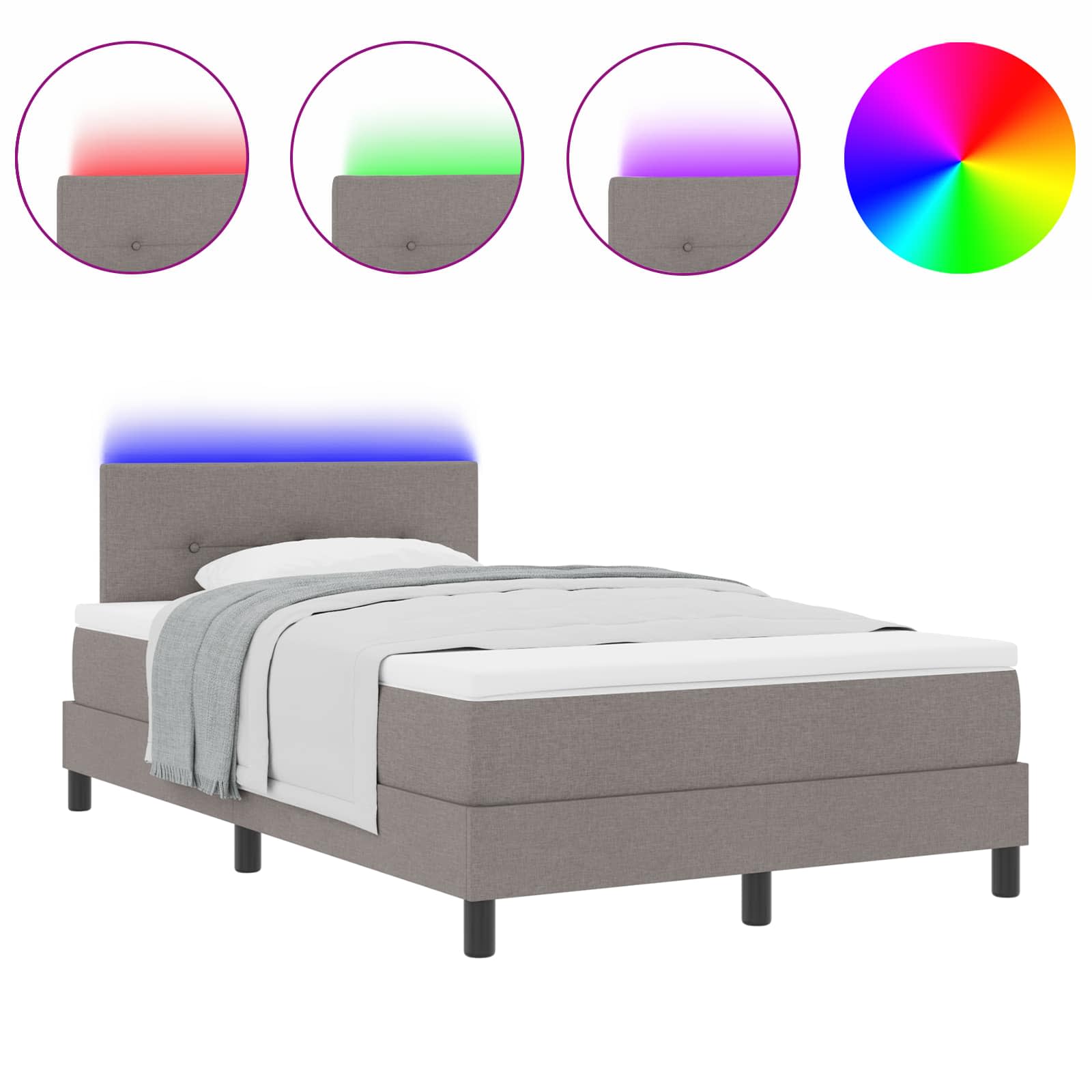 Karbi vedrumadrats madratsiga Pruunikashall 120 x 200 cm kangas 48 Kõik vajalik sinu aeda ja koju! Karbi vedrumadrats madratsiga Pruunikashall 120 x 200 cm kangas - Image 2