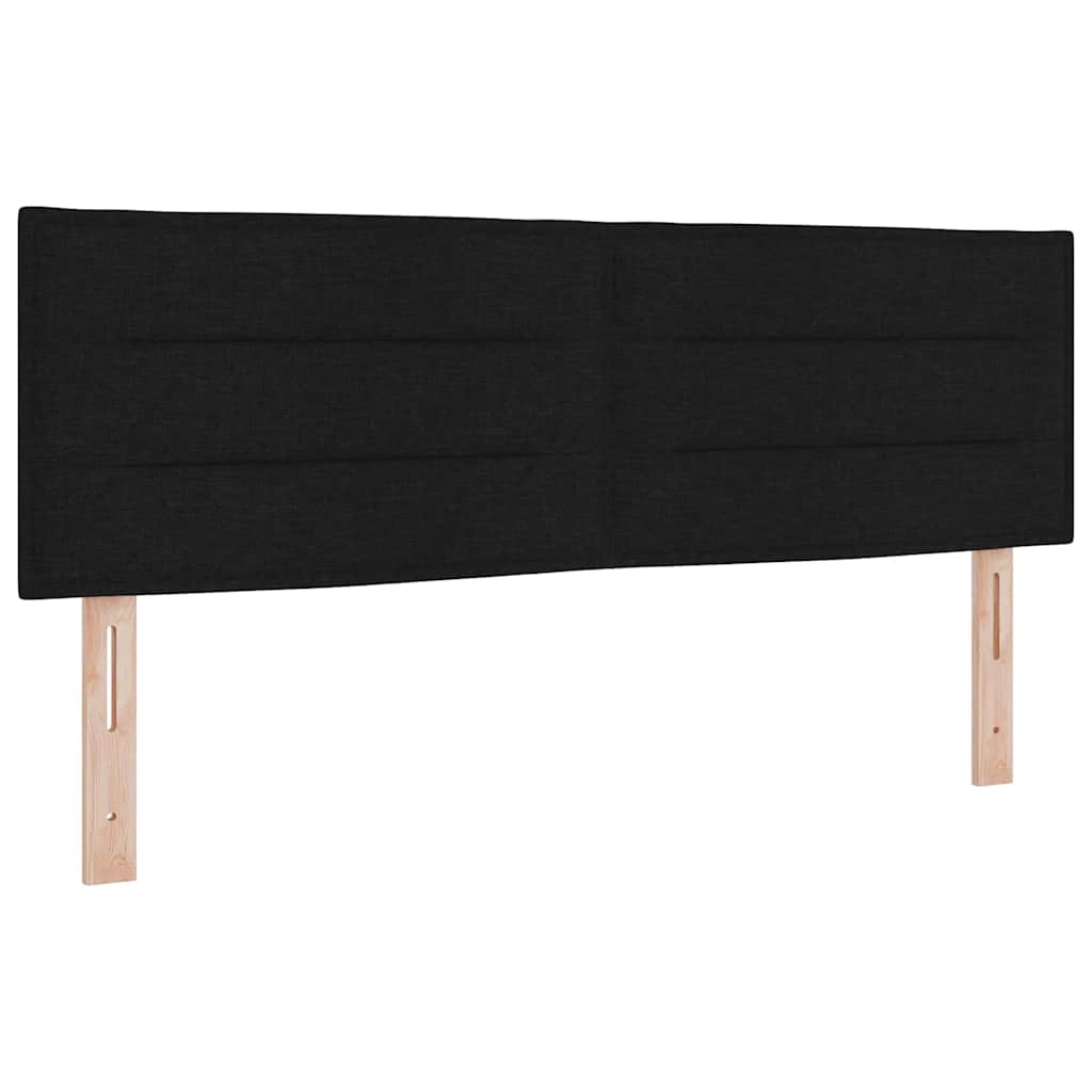 LED box pružinová postel s matrací Černá 140 x 190 cm textil - obrázek 7