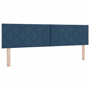 LED box pružinová postel s LED pásky Modrá 180 x 200 cm textil - obrázek 7