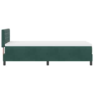 LED box pružinová postel s LED Tmavě zelená 80 x 200 cm samet - obrázek 9