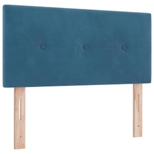 LED box pružinová postel s LED Tmavě modrá 80 x 200 cm samet - obrázek 7