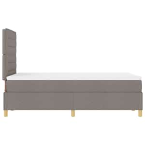 LED box pružinová postel s matrací Taupe 120 x 200 cm textil - obrázek 9