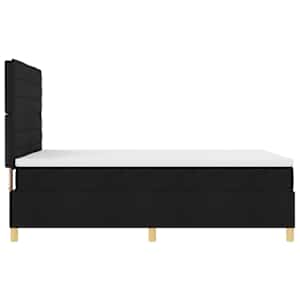 LED box pružinová postel s matrací Černá 140 x 190 cm textil - obrázek 9
