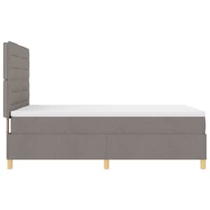 LED box pružinová postel s matrací Taupe 140 x 200 cm textil - obrázek 9