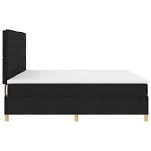 LED box pružinová postel s matrací Černá 200 x 200 cm textil - obrázek 9