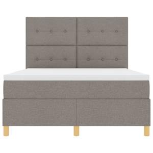 LED box pružinová postel s čelo Taupe 140 x 190 cm textil - obrázek 8